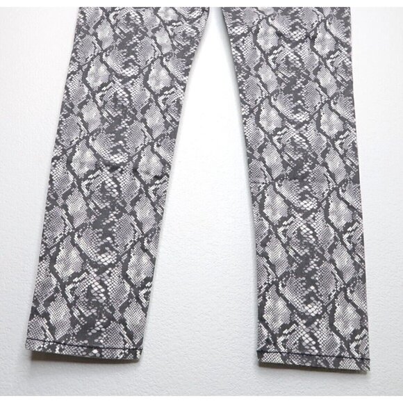 Seven7 Womens Tummy Less High Rise Skinny Jeans Neutral Snake Skin Gray Size 10 - Picture 9 of 12